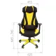 Игровое кресло Chairman Драйв 14 черное-серое. Фото товара с разных ракурсов.