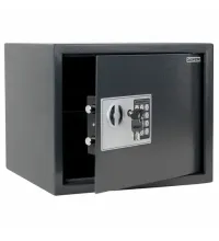 Сейф мебельный DASWERK (ДАСВЕРК) SC-300EL (300х380х300 мм), электронный замок, графит, 291346