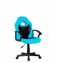 Кресло детское компьютерное CHAIRMAN CH111 экокожа, голубо-черный