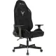 Кресло игровое Knight N1 Fabric черный Light-20 с подголов. крестов. металл. Фото товара с разных ракурсов.
