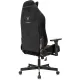 Кресло игровое Knight N1 Fabric черный Light-20 с подголов. крестов. металл. Фото товара с разных ракурсов.