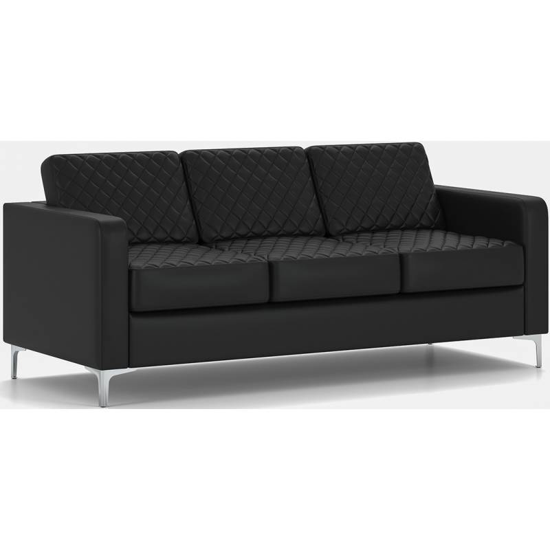 Трехместный диван Актив Euroline 9100 черный (Chairman) главное фото